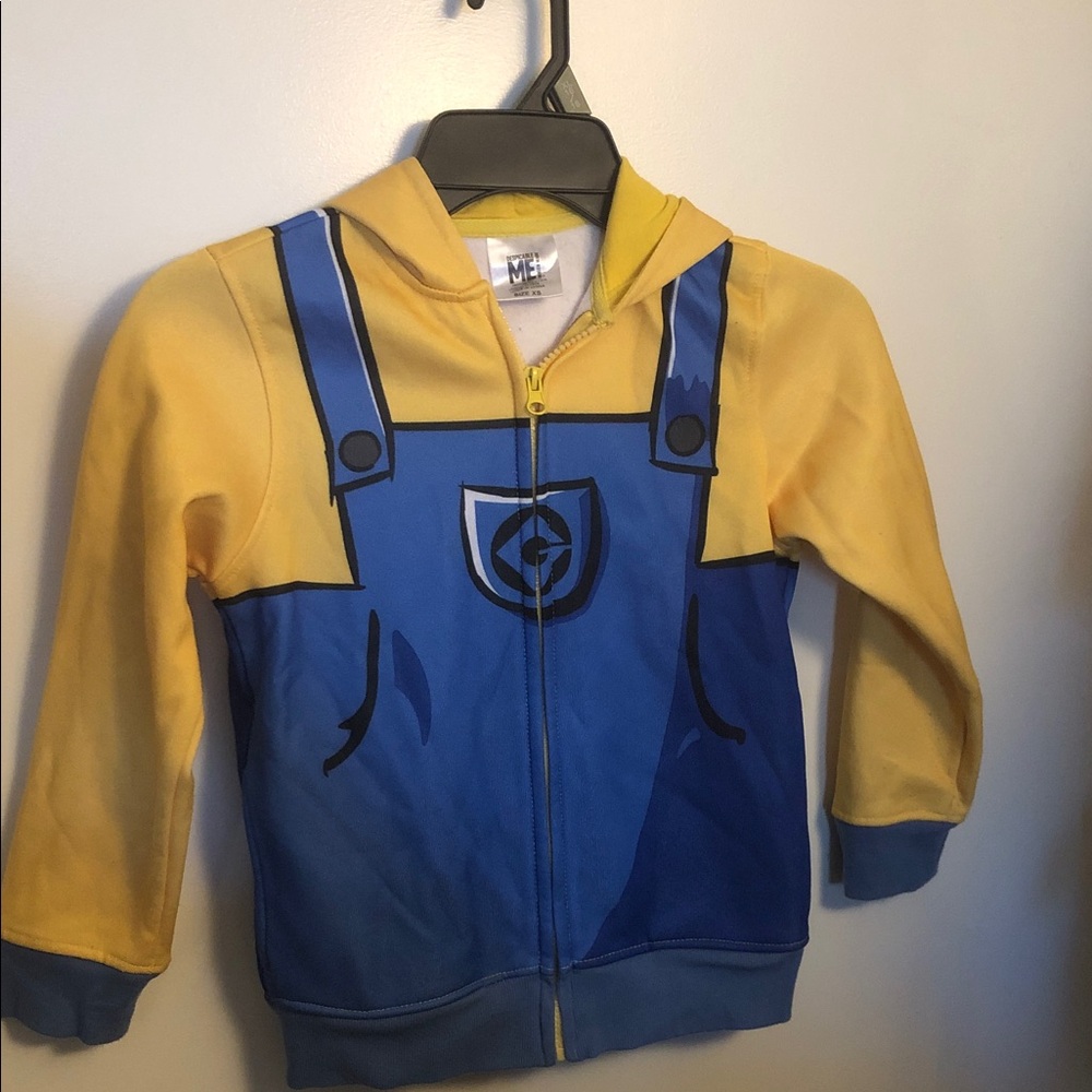 ME Makeover Essentials Yellow and Blue Kids Costume Hoodie